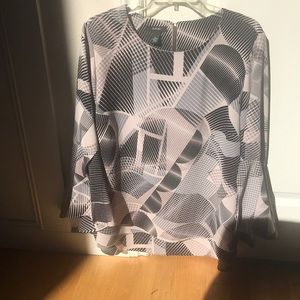 Alfani split bell sleeves blouse Sz 14 (Sku 76)